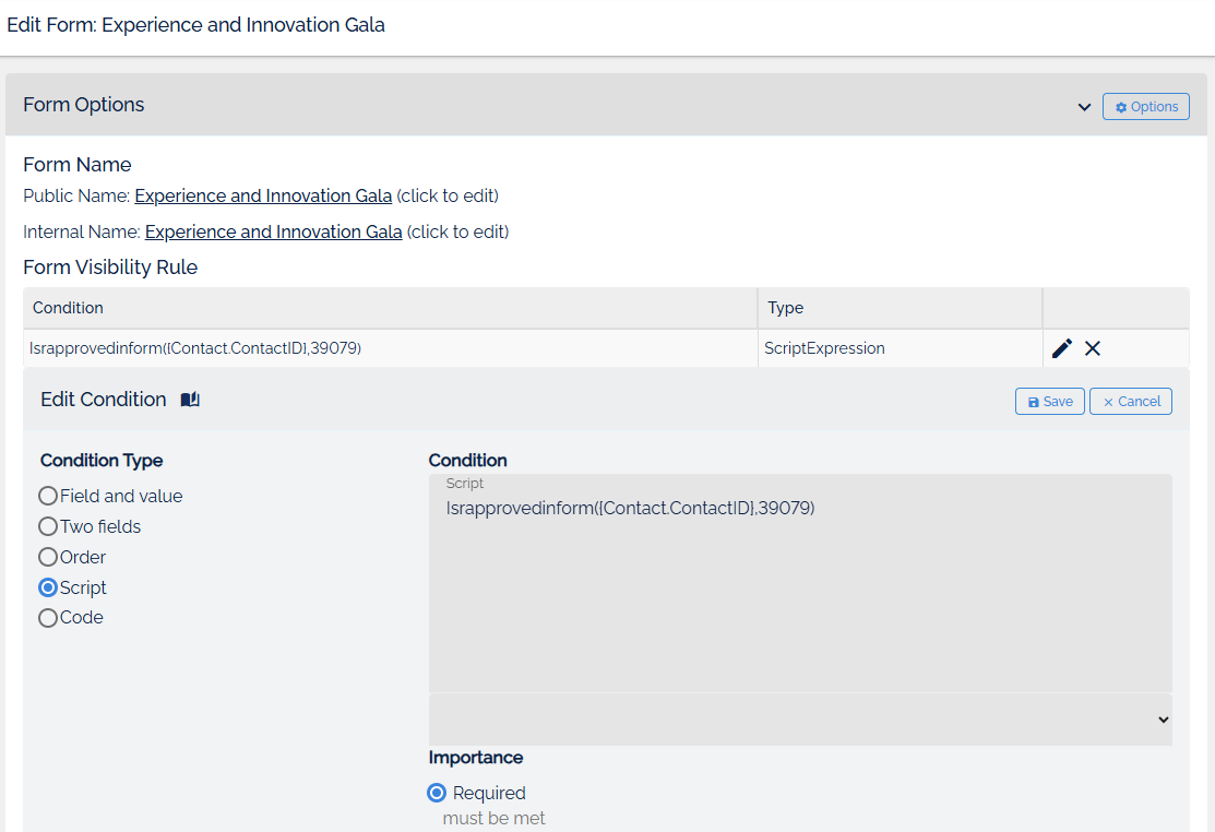 Hidden navigation bar for small screens